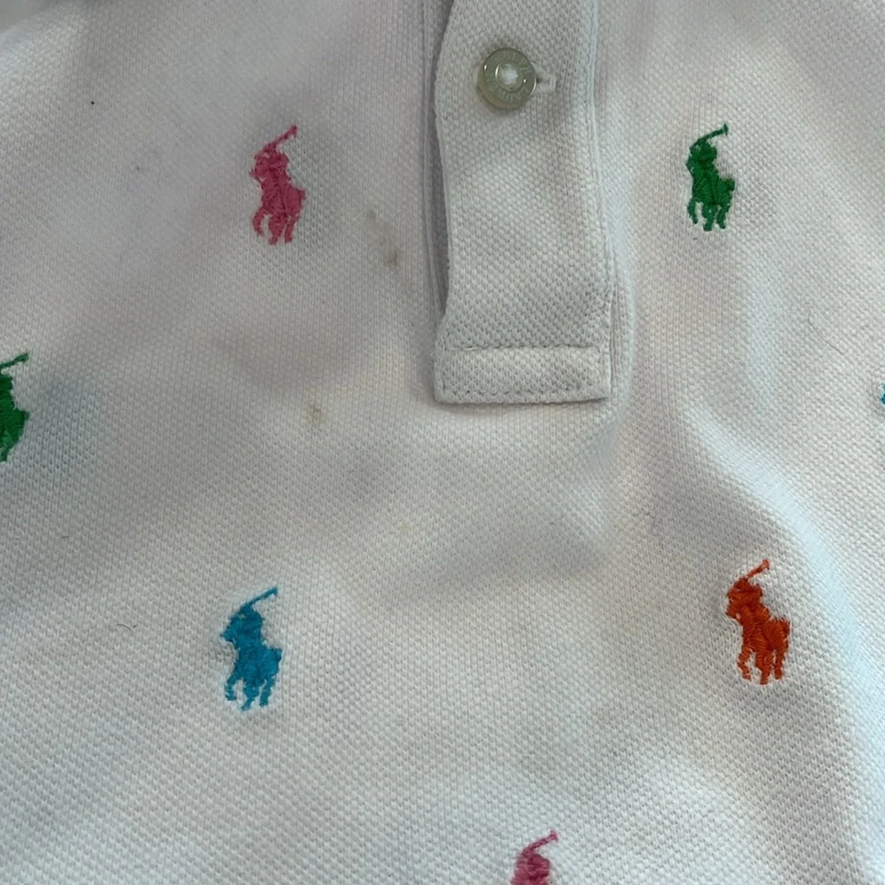 Polo Ralph Lauren White 98% Cotton Baby & Toddler 12 Months